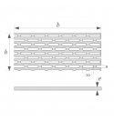 SLOTTED HOLE PERFORATED GALVANIZED SHEET