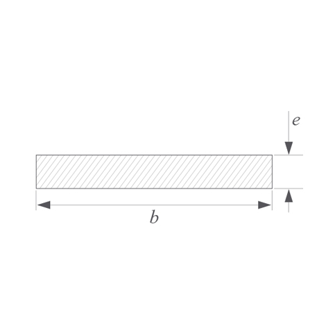 Pieza Rectangular CALIBRATED SPECIAL STEEL RECTANGULAR BAR